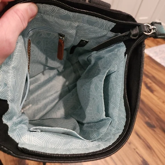 The Sak Calabasas Leather convertible backpack - Picture 6 of 12